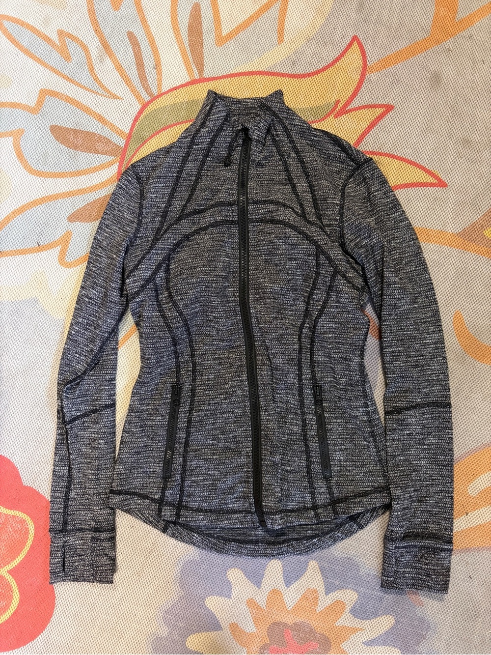 Lululemon Define Jacket coco pique size 6 zip up workout wear